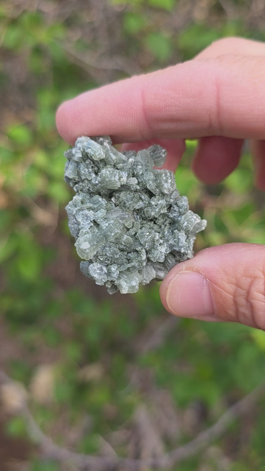 Gorgeous Green Prehnite Specimen, Crystal Cluster from Morocco (25.49g)
