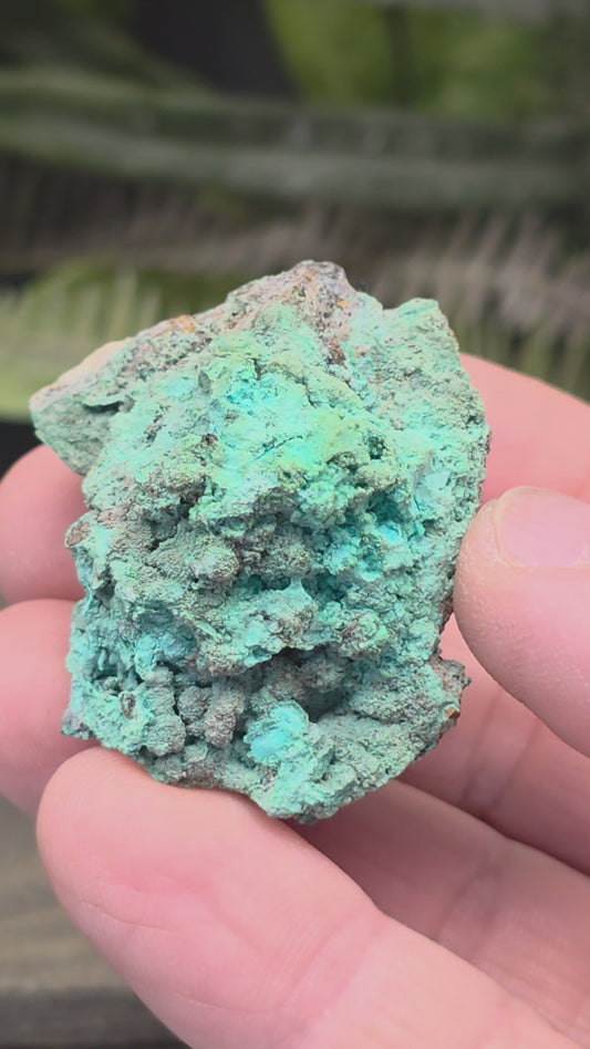 Green Copper Ore Rock Specimen | Jerome, Arizona | Raw Copper Carbonate Stone | 27.76 g