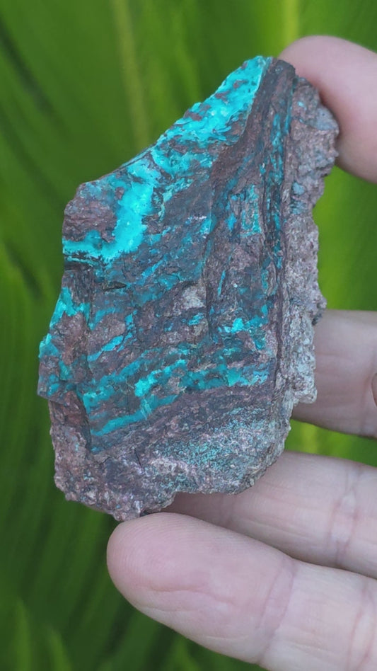 Chrysocolla Copper Ore Rock Specimen | Planet Mine | Arizona | Natural Raw Stone | 70.83 g