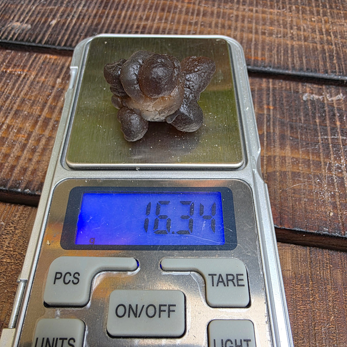 Truffle Chalcedony Rock Specimen, Raw Natural Mineral with Botryoidal Shape from Morocco
