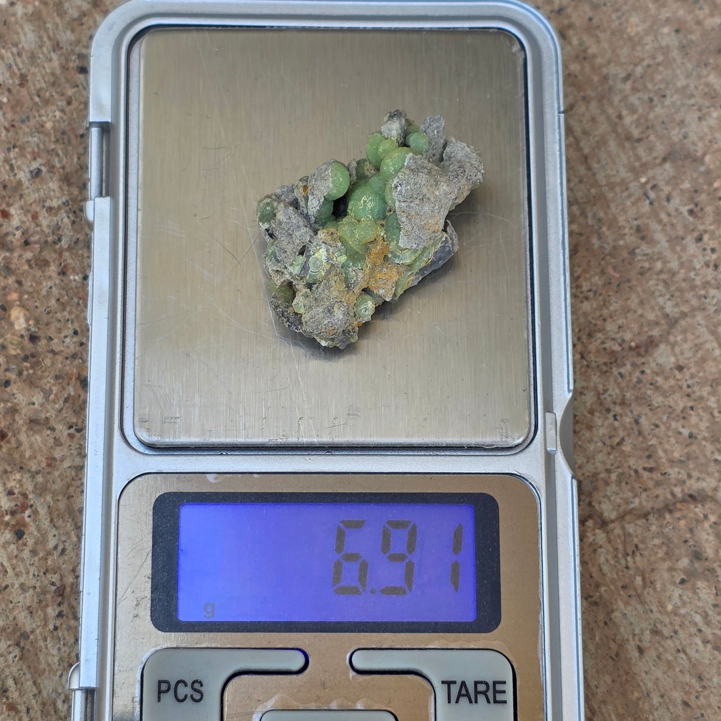 Green Wavellite Rock Specimen | Mt. Ida, Arkansas | Raw Stone