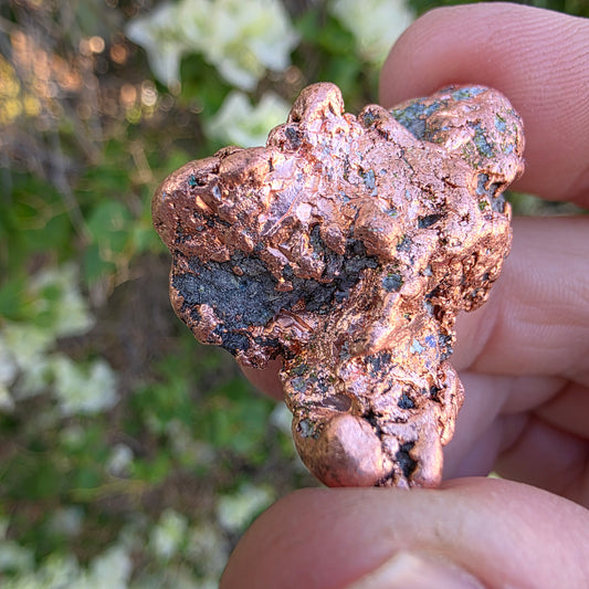Shiny Michigan Copper - Rock Specimen from the Keweenaw Peninsula