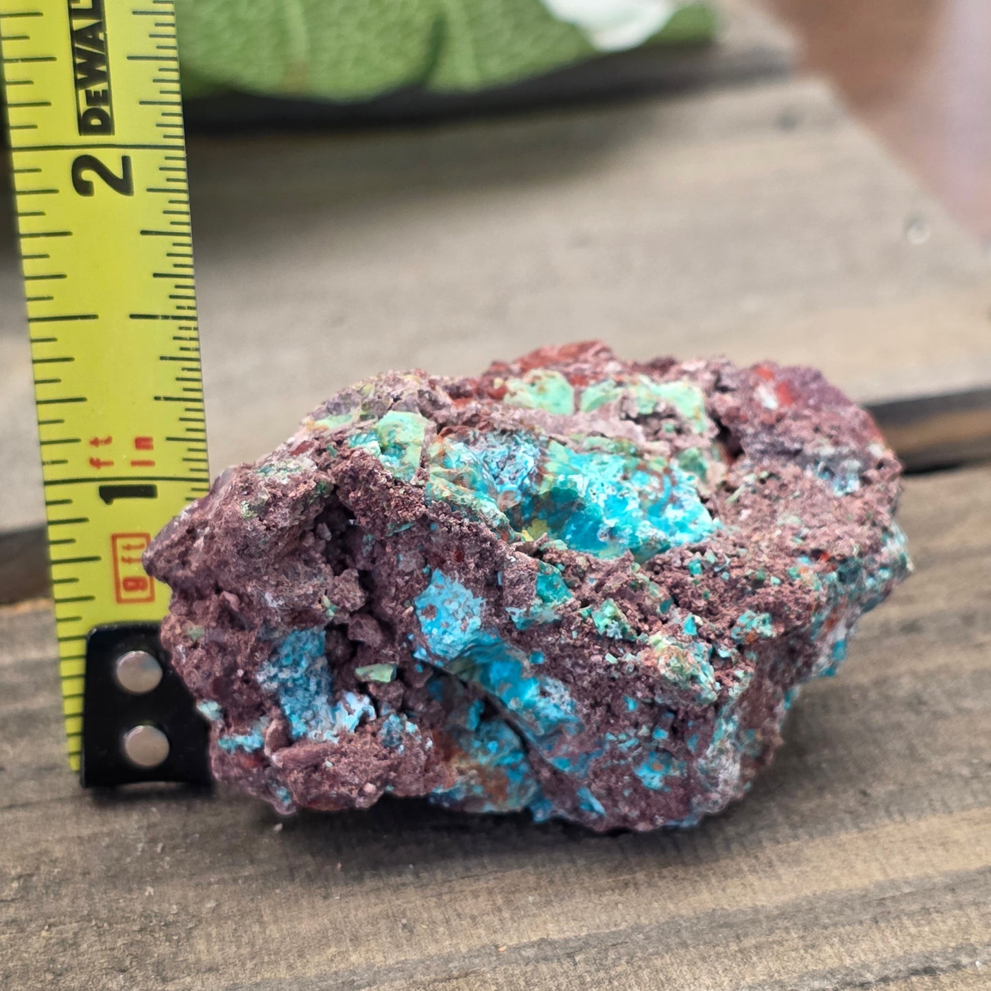 Blue and Green Chrysocolla Rock Specimen | Copper Ore | Planet Mine | Arizona | Raw Stone