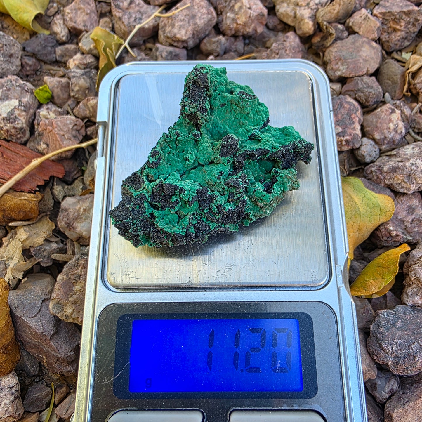 Copper Carbonate Mineral Specimen, Green Copper Ore Rock, Planet Mine, Arizona