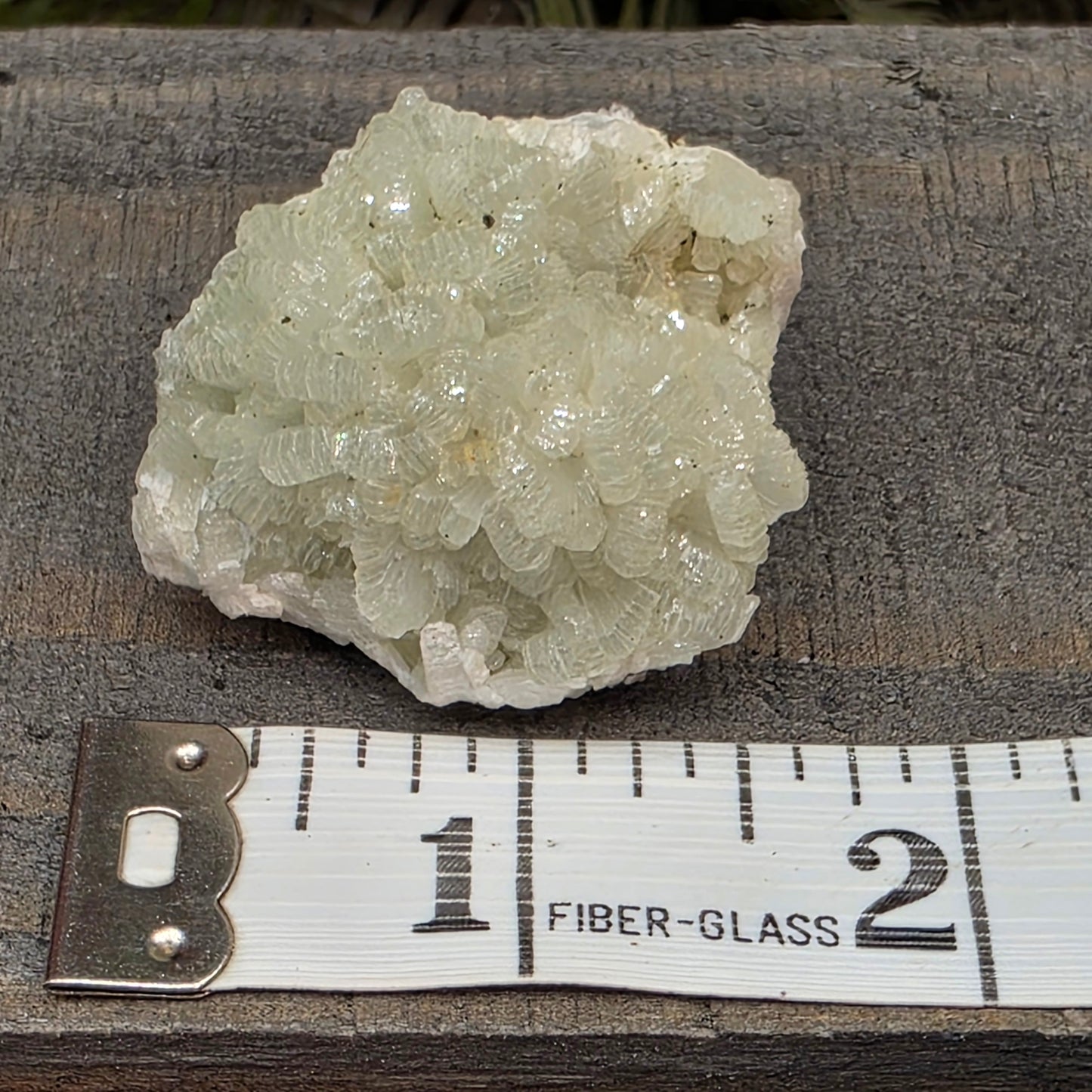 Light Green Prehnite Rock Specimen: Crystal Cluster from Morocco (37.28g)