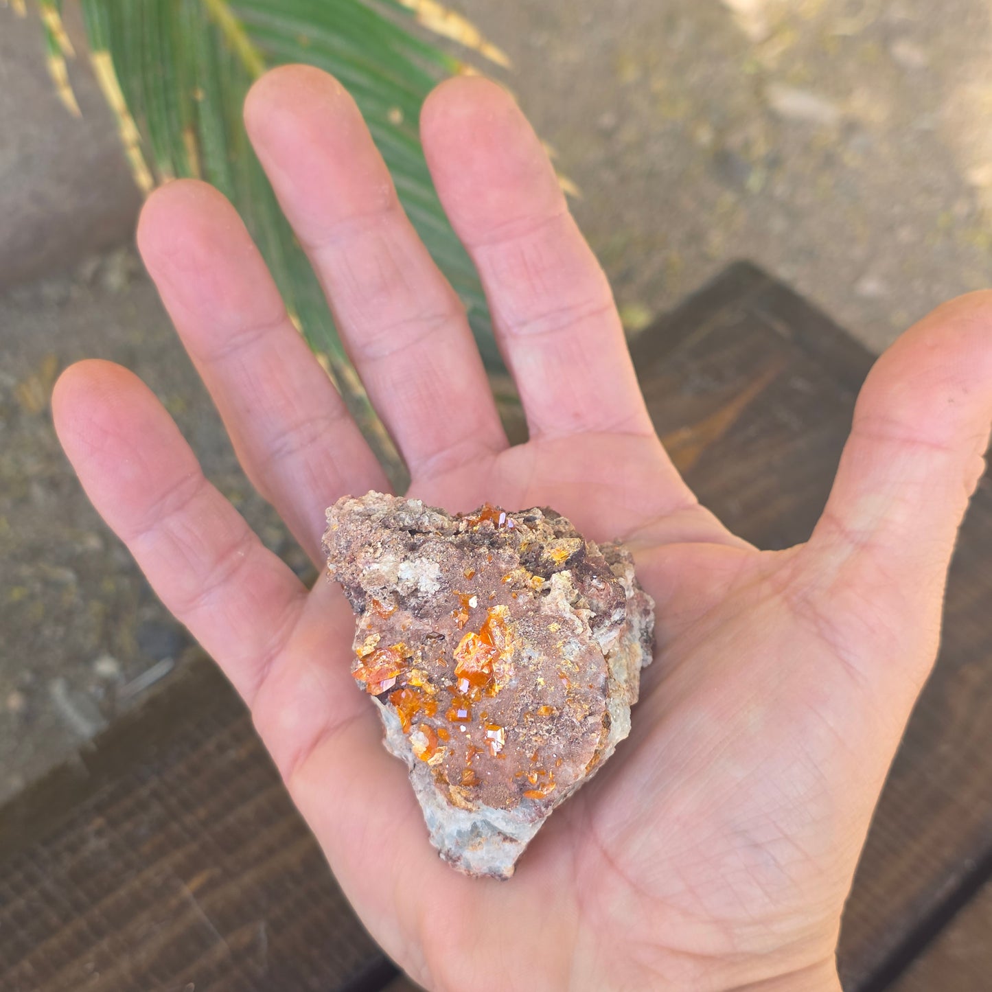 Arizona Wulfenite Fluorite Specimen | Fluorescent Minerals, Red Cloud Mine Natural Stone