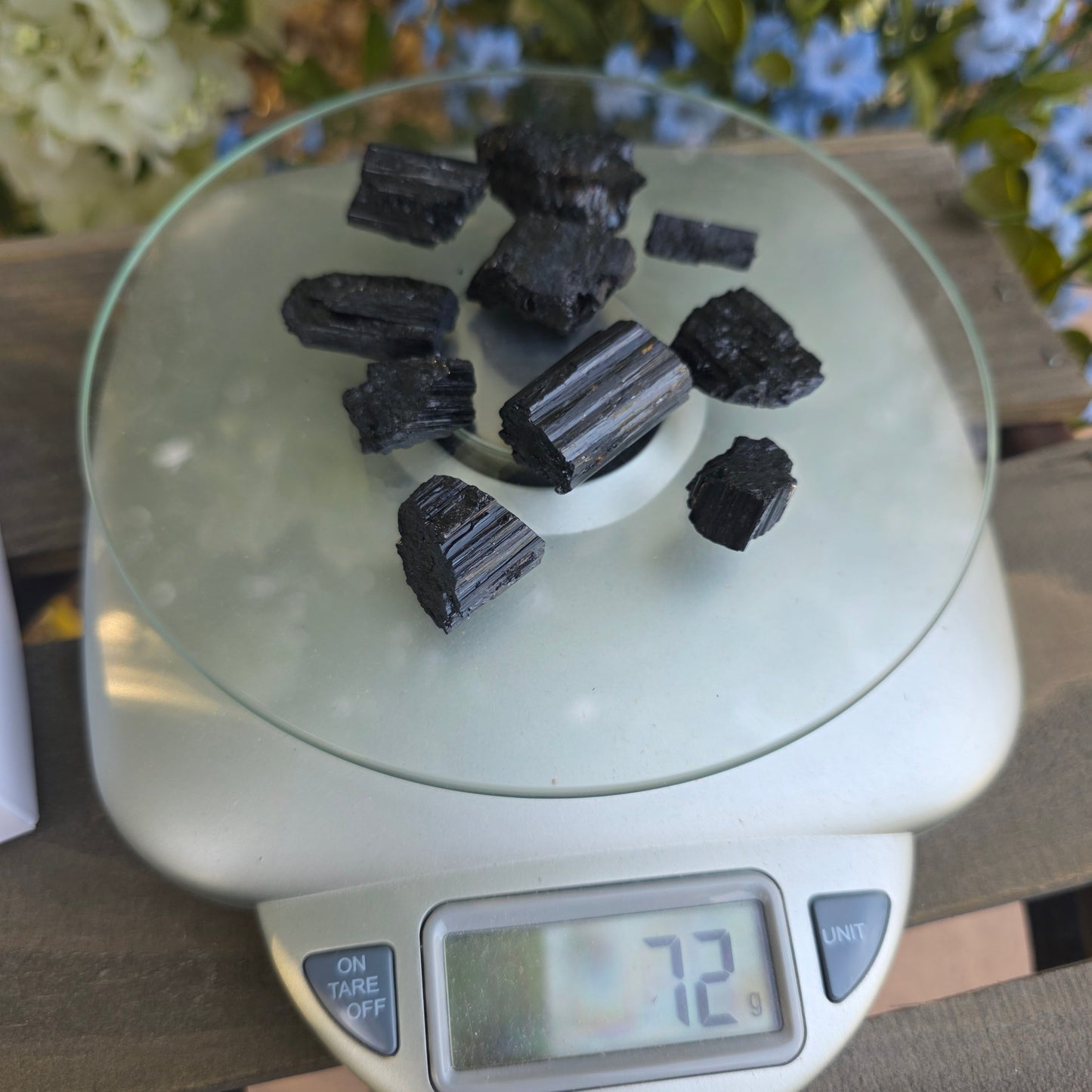 Wholesale Black Tourmaline / Natural Schorl, Lot of 10 Small Pieces, 72 g Total