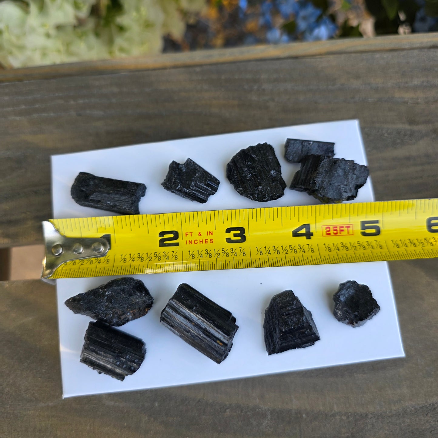 Wholesale Black Tourmaline / Natural Schorl, Lot of 10 Small Pieces, 72 g Total