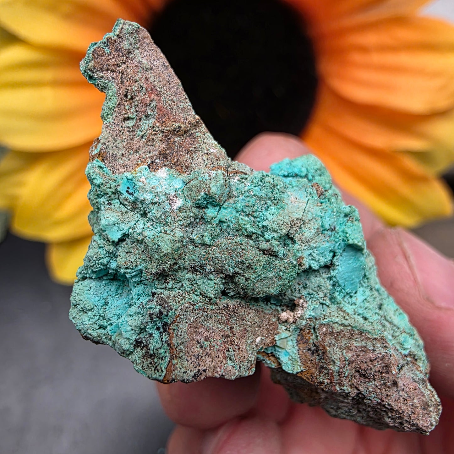 Copper Carbonate Rock Specimen | Light Green Copper Ore Mineral | Jerome, Arizona | Raw Stone