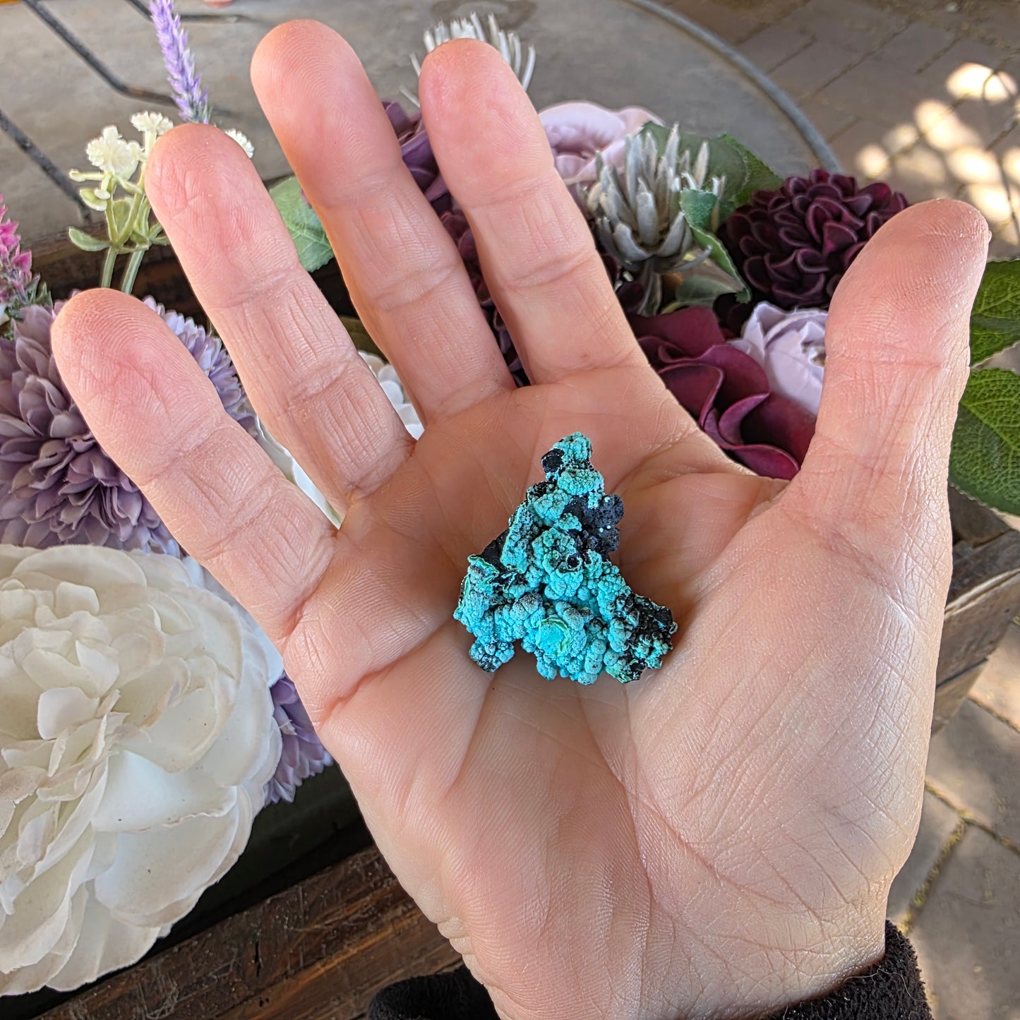 Chrysocolla Rock Specimen | Planet Mine, Arizona | Natural Raw Blue Color Stone | 5.12 g