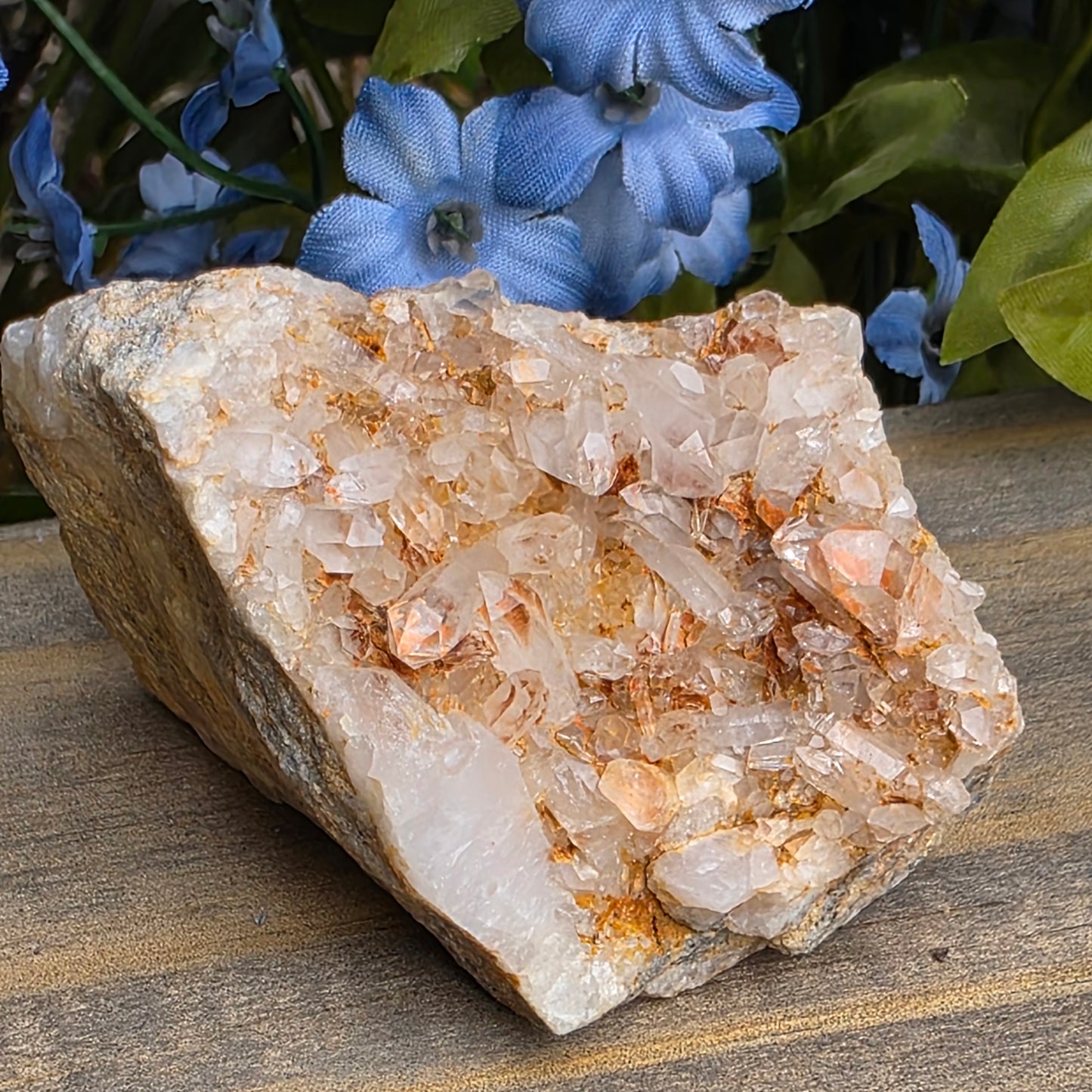 Arkansas Quartz Crystal Cluster: Raw Mineral Specimen, Hand Mined (89.58 grams)