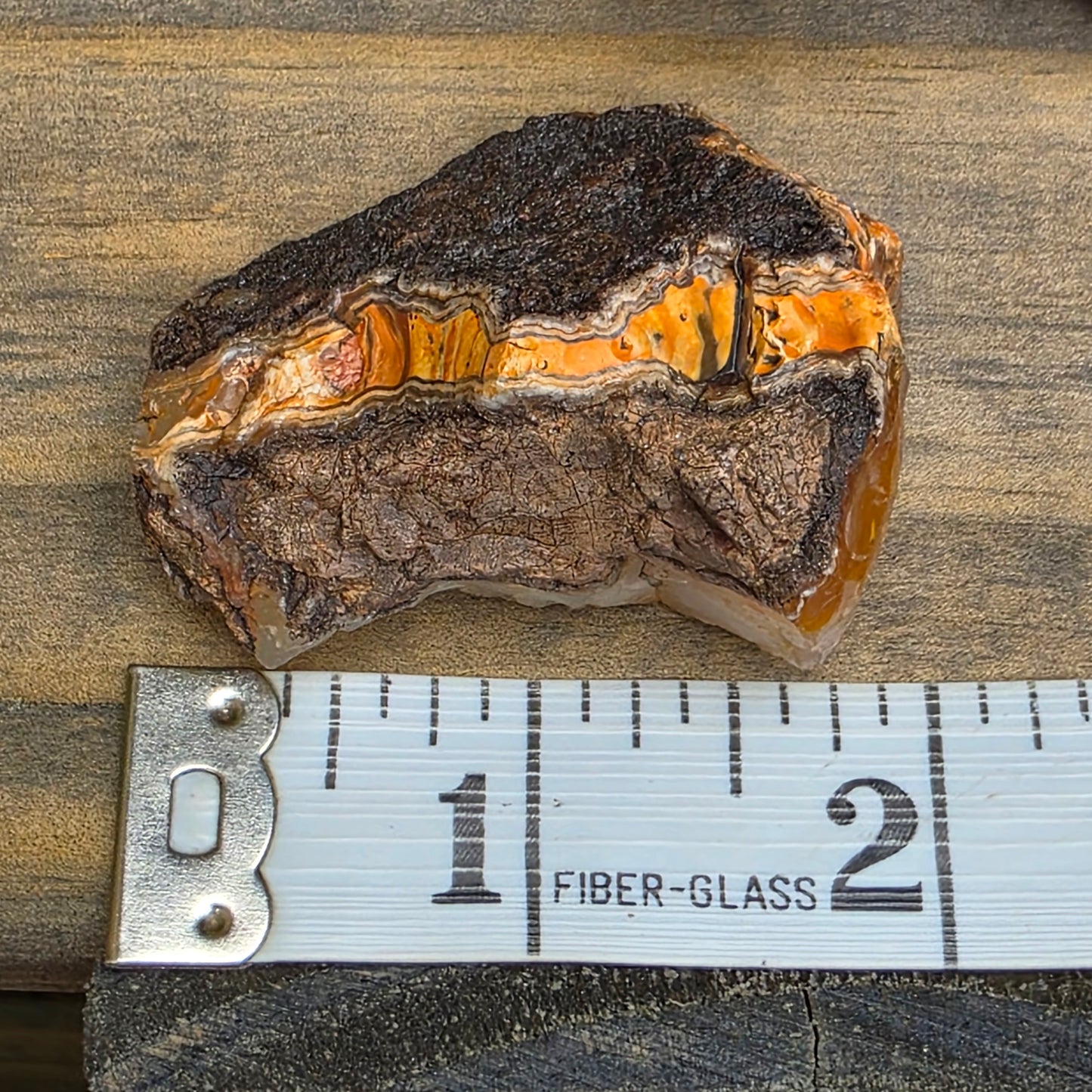 California Jasper Chalcedony Agate Specimen: Natural Mule Mountains Rock (53.22 grams)