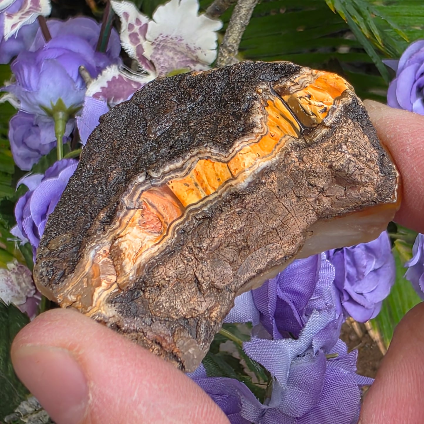 California Jasper Chalcedony Agate Specimen: Natural Mule Mountains Rock (53.22 grams)