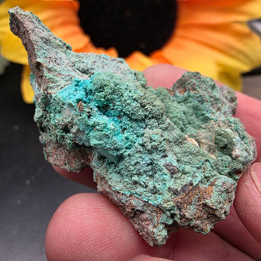 Copper Carbonate Rock Specimen | Light Green Copper Ore Mineral | Jerome, Arizona | Raw Stone
