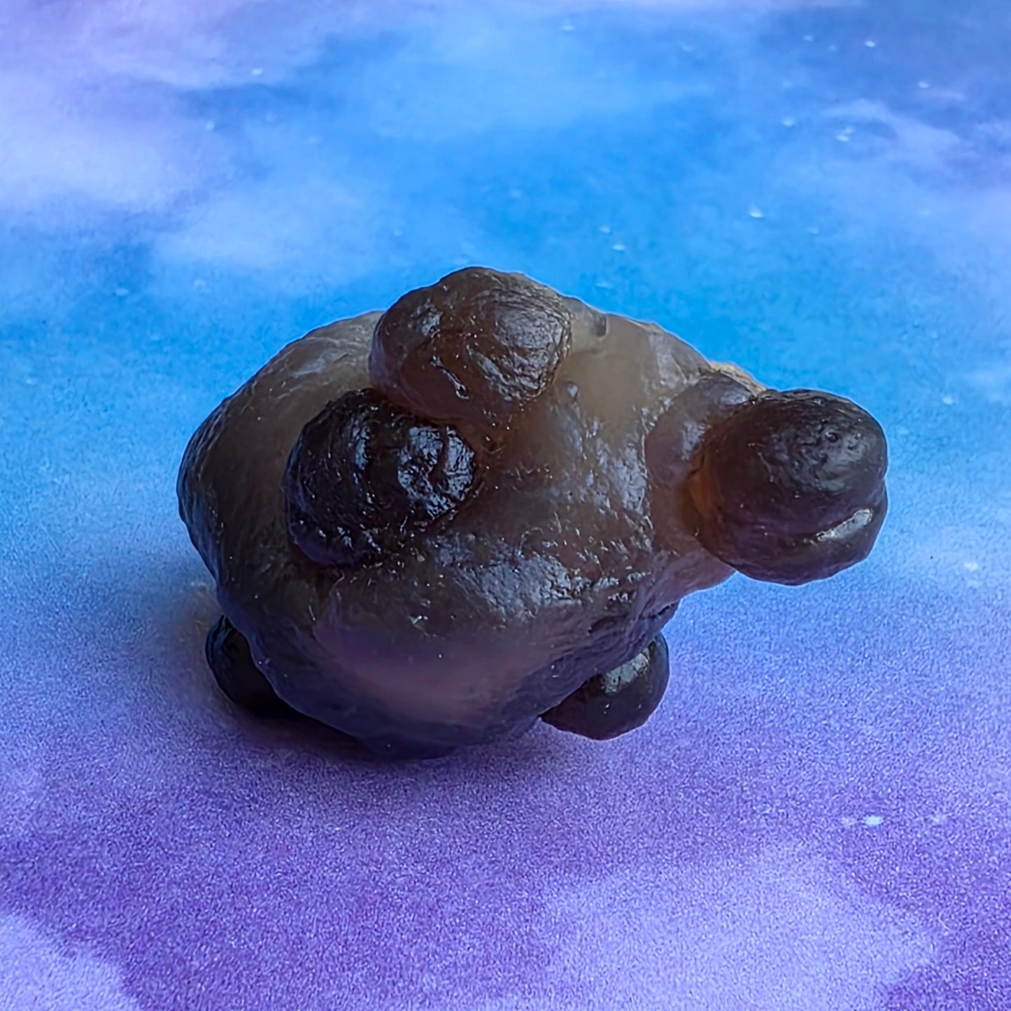 Truffle Chalcedony Rock Specimen, Raw Natural Mineral with Botryoidal Shape from Morocco