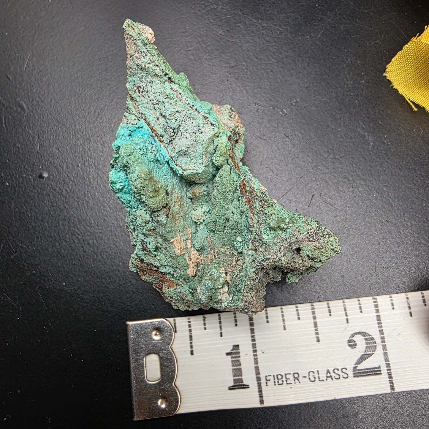 Copper Carbonate Rock Specimen | Light Green Copper Ore Mineral | Jerome, Arizona | Raw Stone