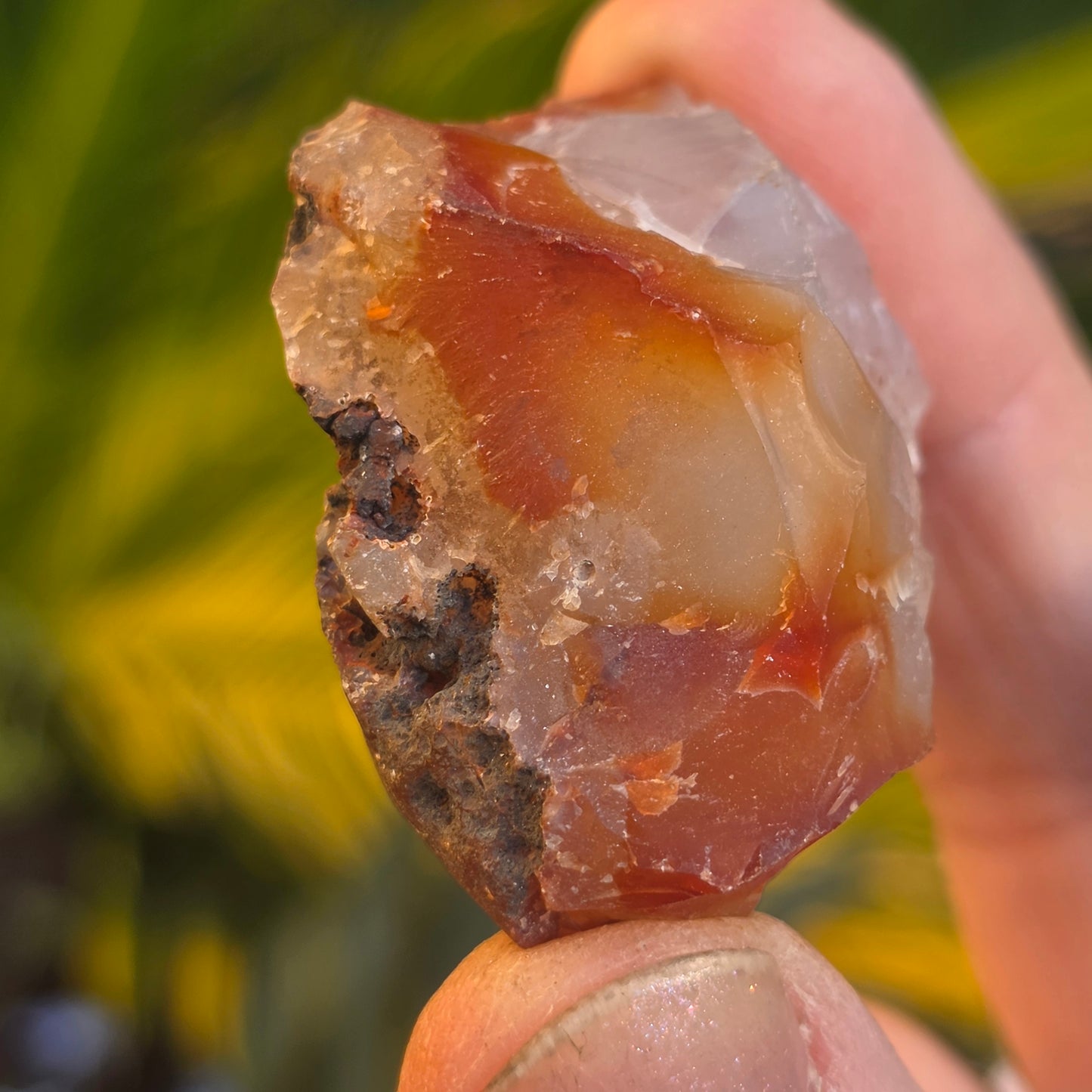 Carnelian Chalcedony Rock Specimen, Raw Natural Mineral