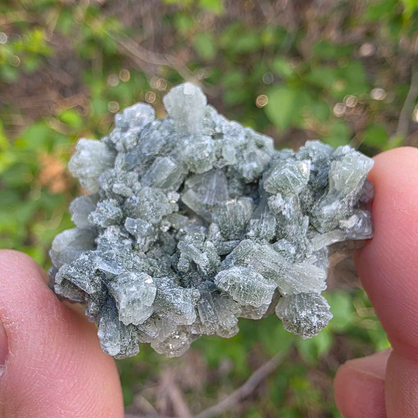 Gorgeous Green Prehnite Specimen, Crystal Cluster from Morocco (25.49g)