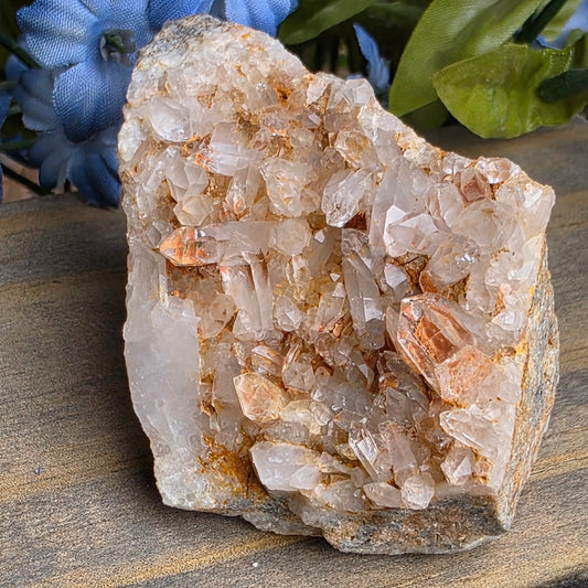 Arkansas Quartz Crystal Cluster: Raw Mineral Specimen, Hand Mined (89.58 grams)