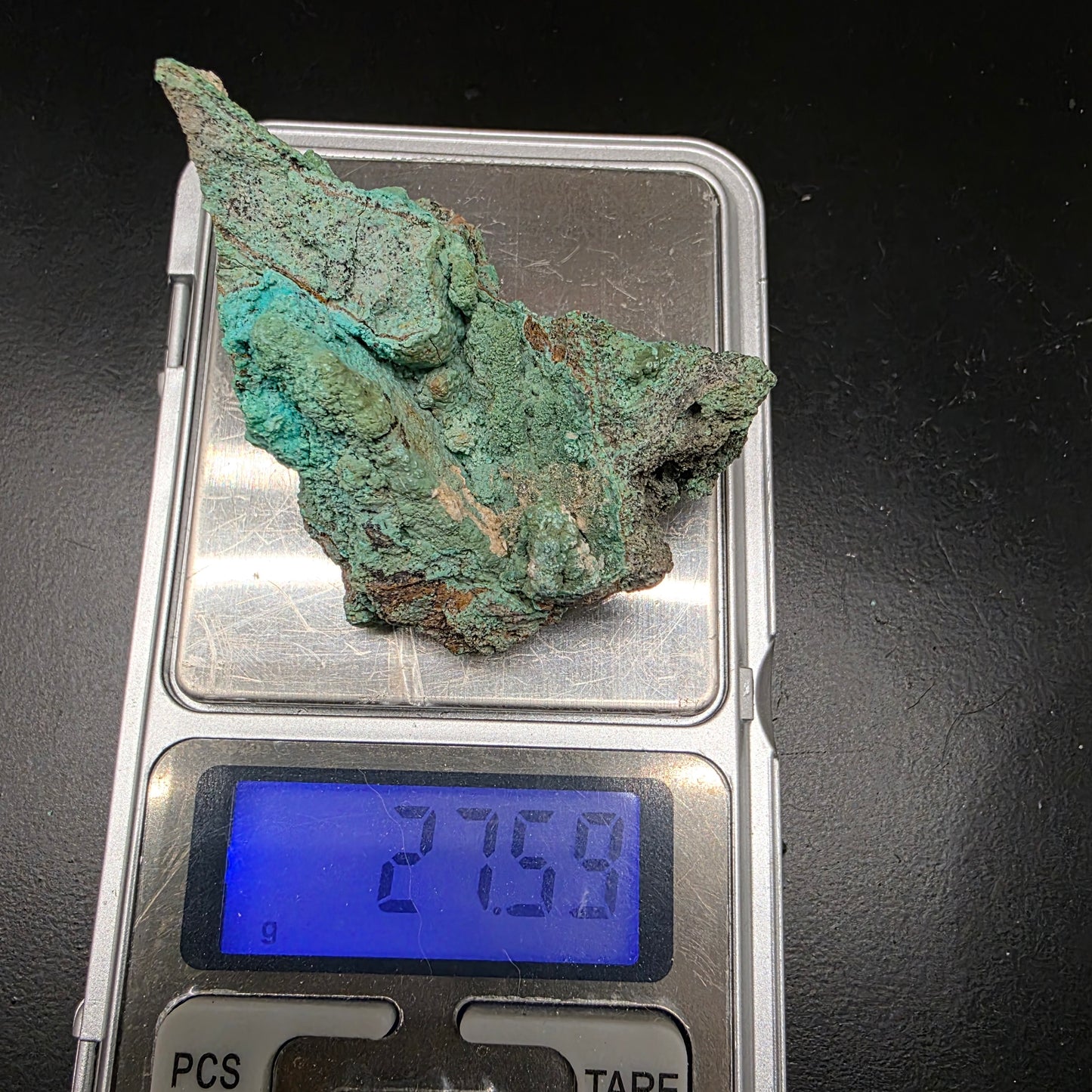 Copper Carbonate Rock Specimen | Light Green Copper Ore Mineral | Jerome, Arizona | Raw Stone