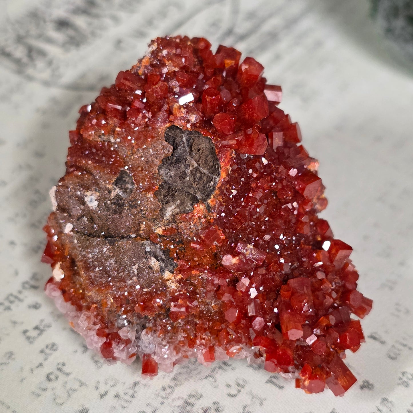 Arizona Vanadinite Rock | Red Crystals | La Paz County | Arizona | Raw Stone