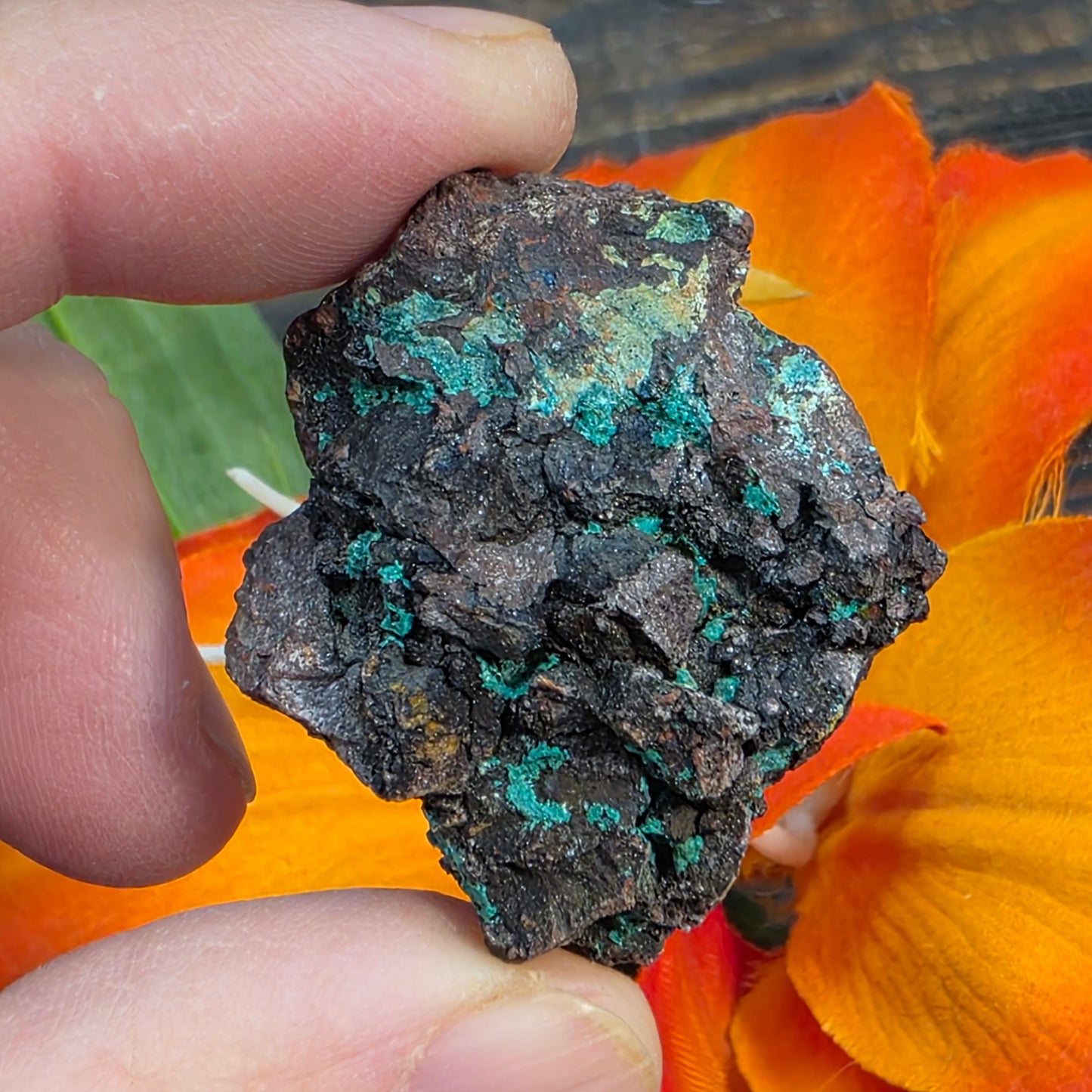Copper Ore Rock Specimen | Planet Mine | Arizona | Raw Malachite Stone | 27.58g