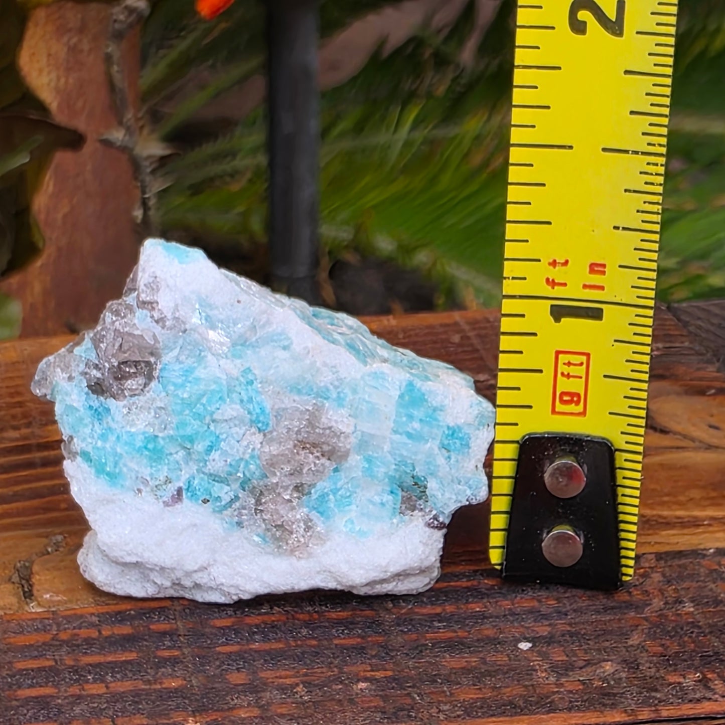 Amazonite with Smoky Quartz, White Quartz, and Mica Rock Specimen | Raw Natural Mineral | 33.44 g