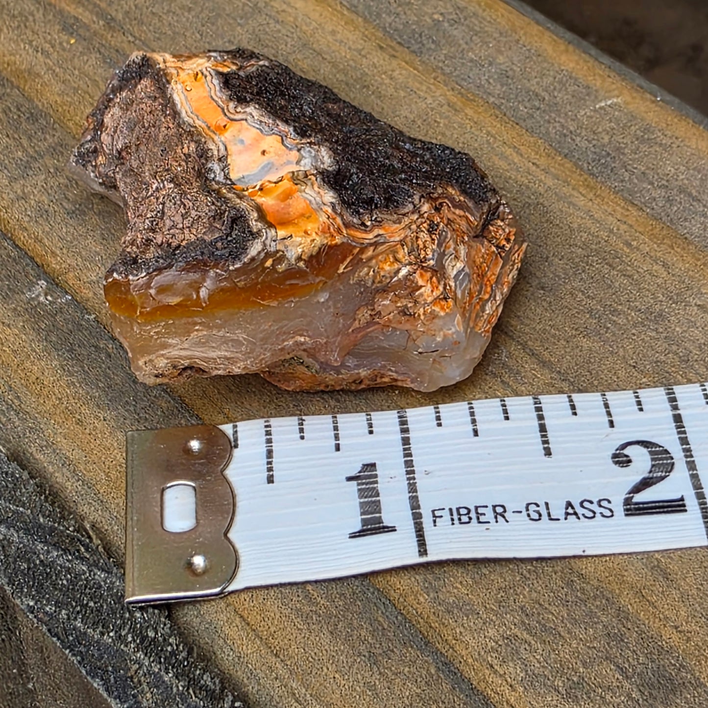 California Jasper Chalcedony Agate Specimen: Natural Mule Mountains Rock (53.22 grams)