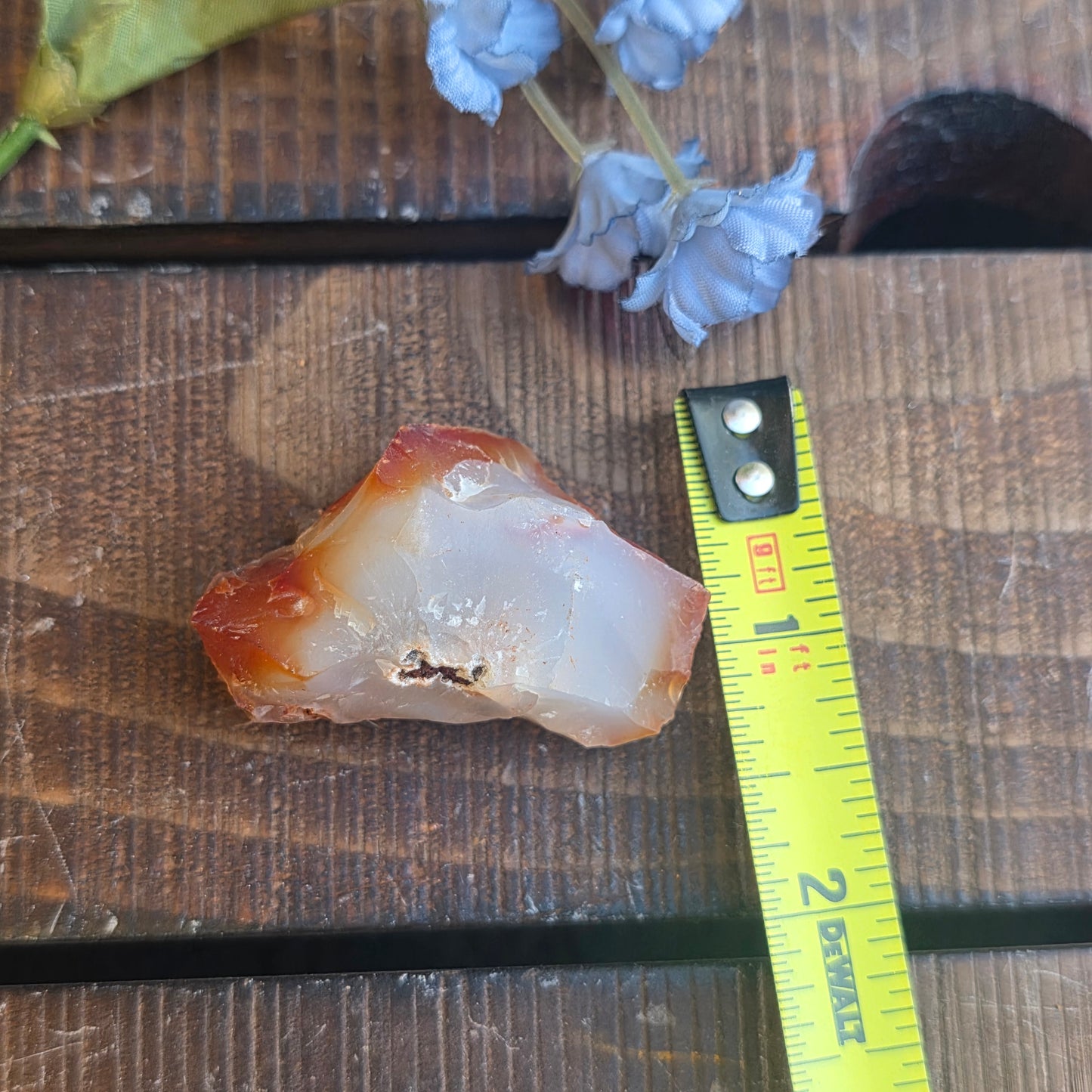 Carnelian Chalcedony Rock Specimen, Raw Natural Mineral