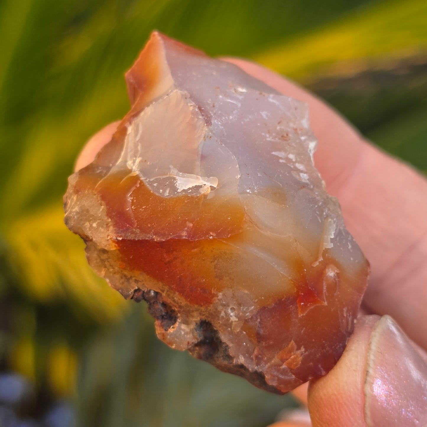 Carnelian Chalcedony Rock Specimen, Raw Natural Mineral