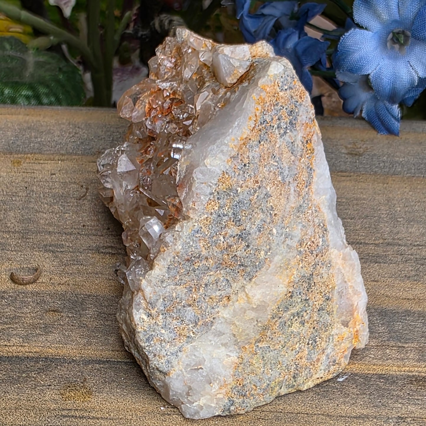 Arkansas Quartz Crystal Cluster: Raw Mineral Specimen, Hand Mined (89.58 grams)