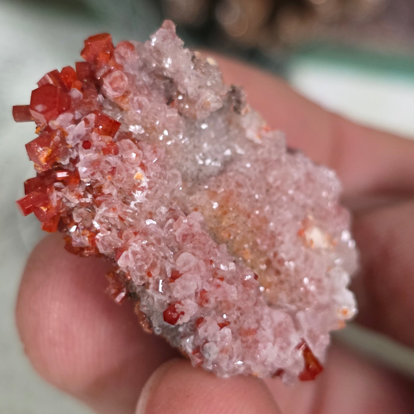 Arizona Vanadinite Rock | Red Crystals | La Paz County | Arizona | Raw Stone