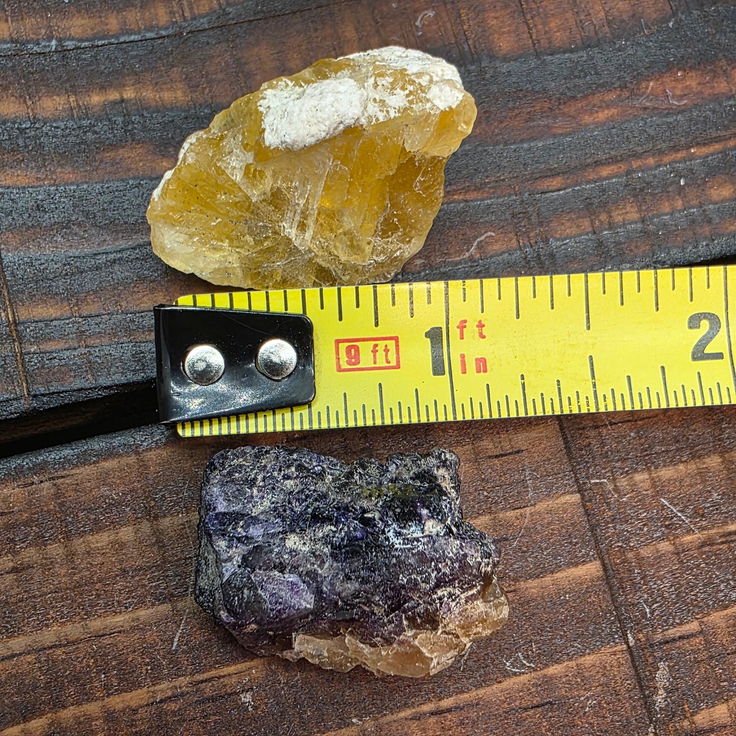 Illinois Fluorite Rock Specimens | Hardin County | IL | Raw Yellow and Purple Stones | Rough Minerals
