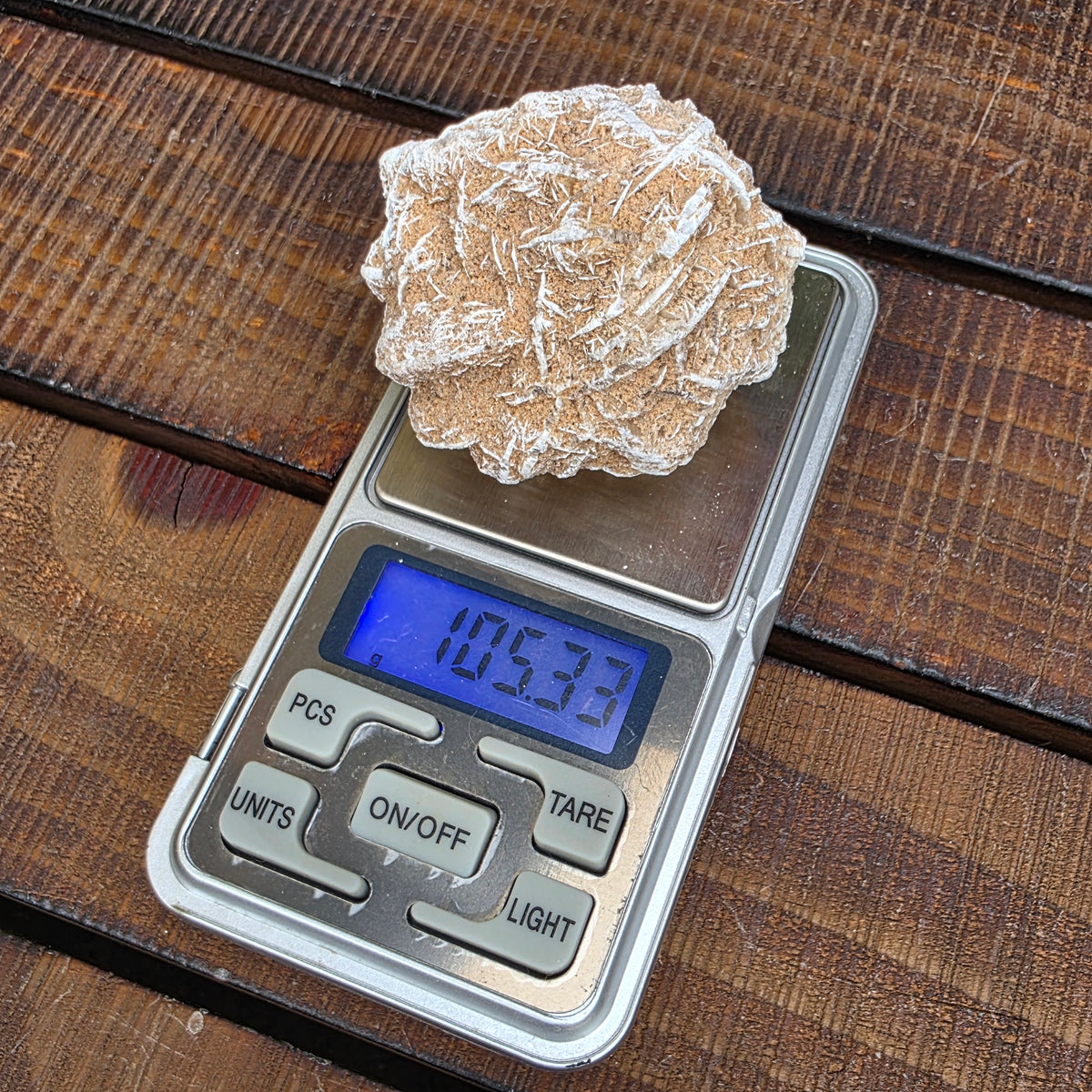 Desert Rose Gypsum Cluster Rock Specimen | Raw Natural Crystal Mineral