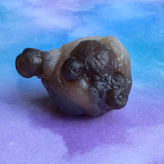 Truffle Chalcedony Rock Specimen, Raw Natural Mineral with Botryoidal Shape from Morocco