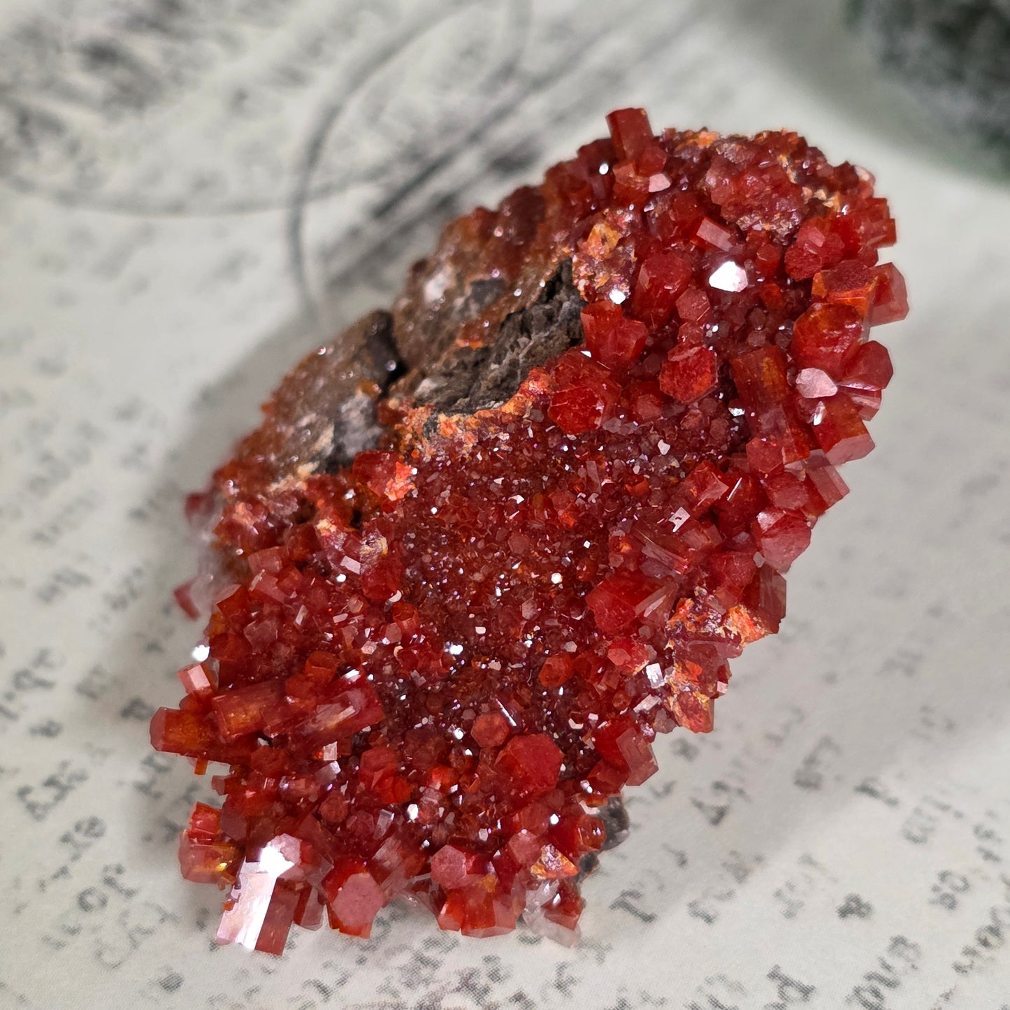 Arizona Vanadinite Rock | Red Crystals | La Paz County | Arizona | Raw Stone