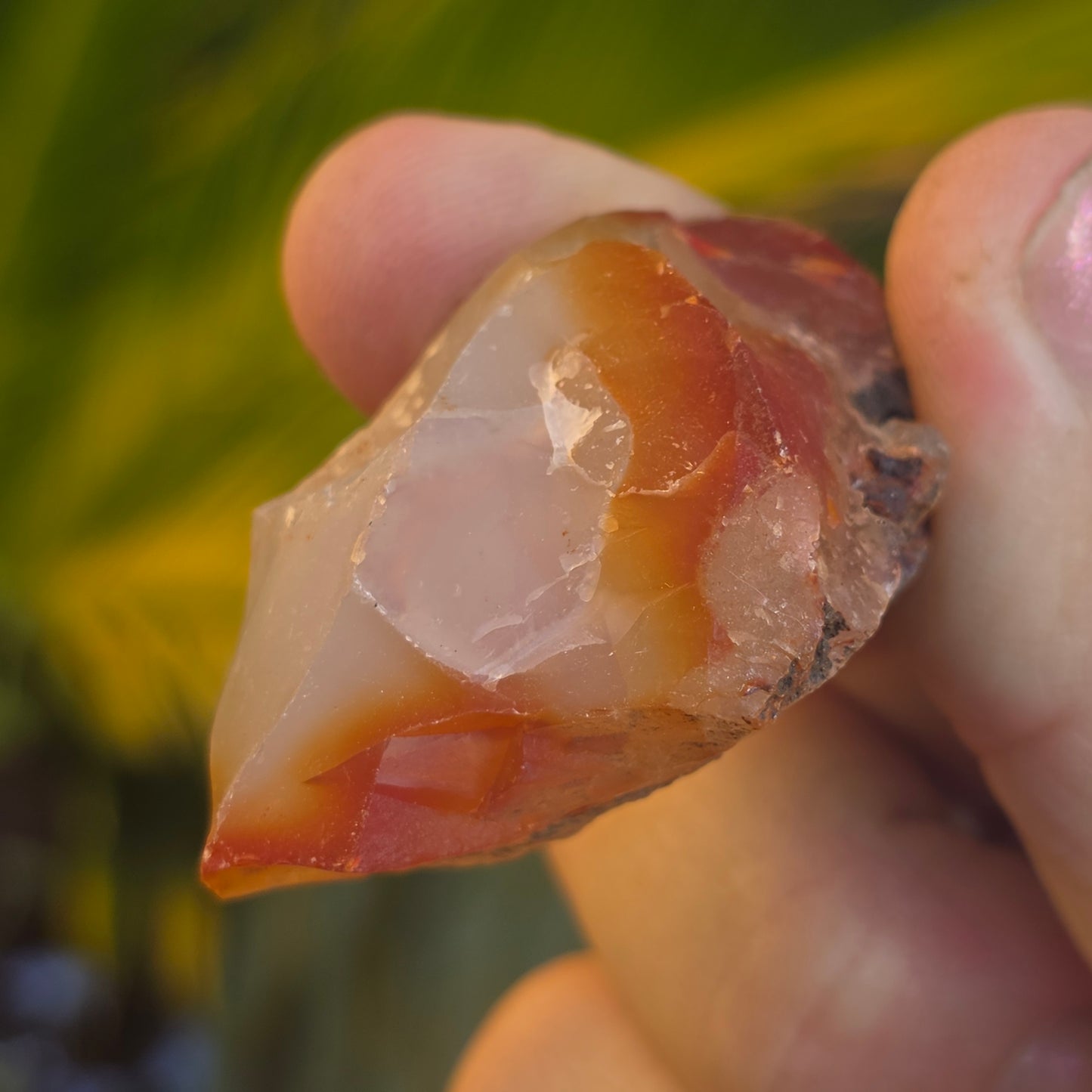 Carnelian Chalcedony Rock Specimen, Raw Natural Mineral