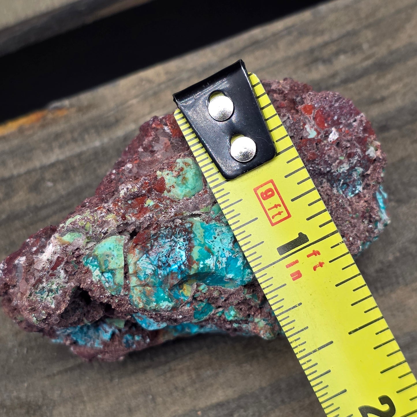 Blue and Green Chrysocolla Rock Specimen | Copper Ore | Planet Mine | Arizona | Raw Stone