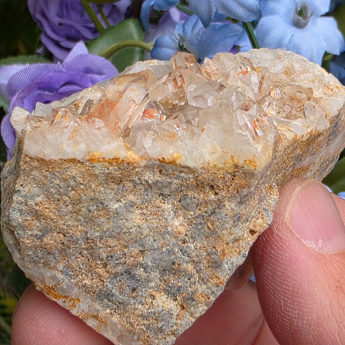 Arkansas Quartz Crystal Cluster: Raw Mineral Specimen, Hand Mined (89.58 grams)