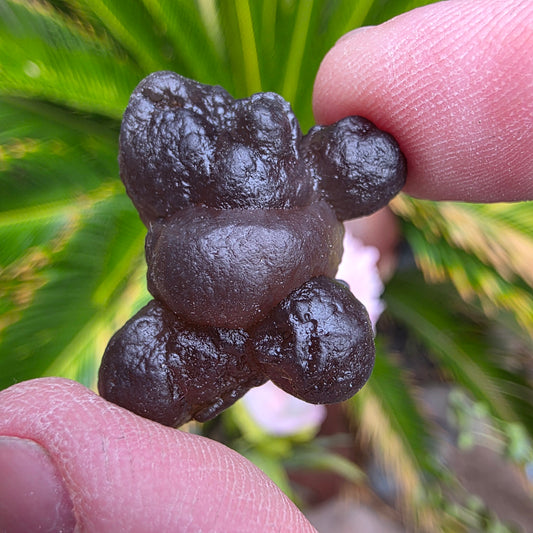 Truffle Chalcedony Rock Specimen, Raw Natural Mineral with Botryoidal Shape from Morocco