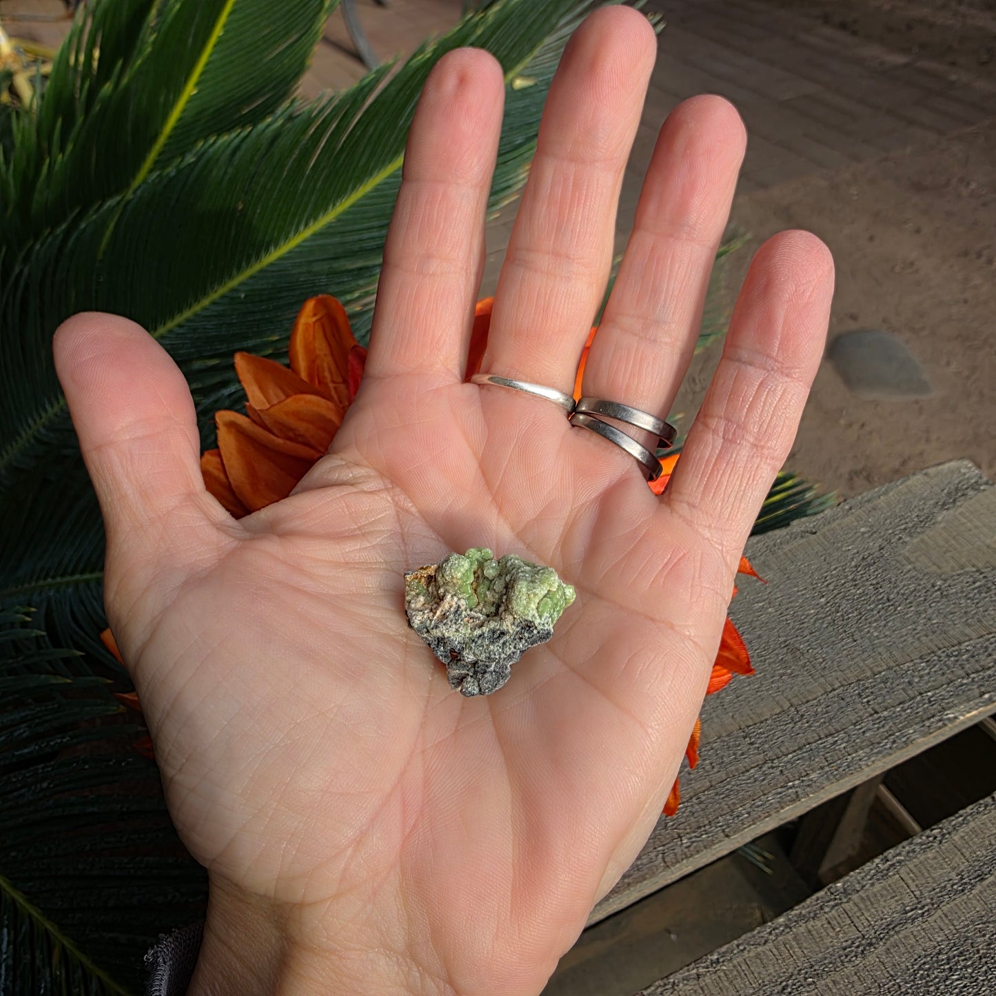 Green Wavellite Rock Specimen | Mauldin Mountain, Arkansas | Raw Stone