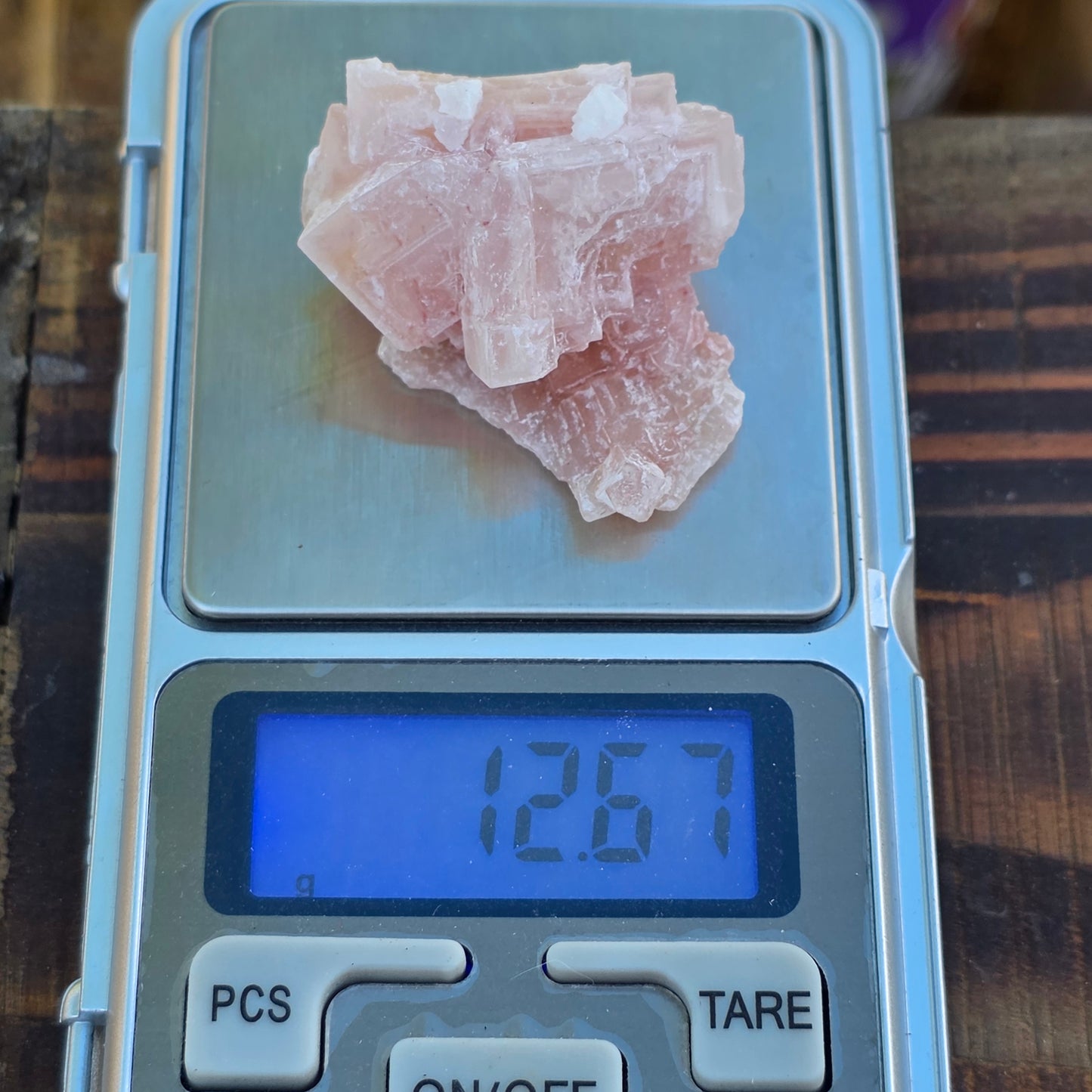 Pink Halite Rock Specimen | Natural Crystal Mineral | 12.67 g