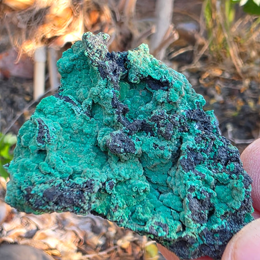 Copper Carbonate Mineral Specimen, Green Copper Ore Rock, Planet Mine, Arizona