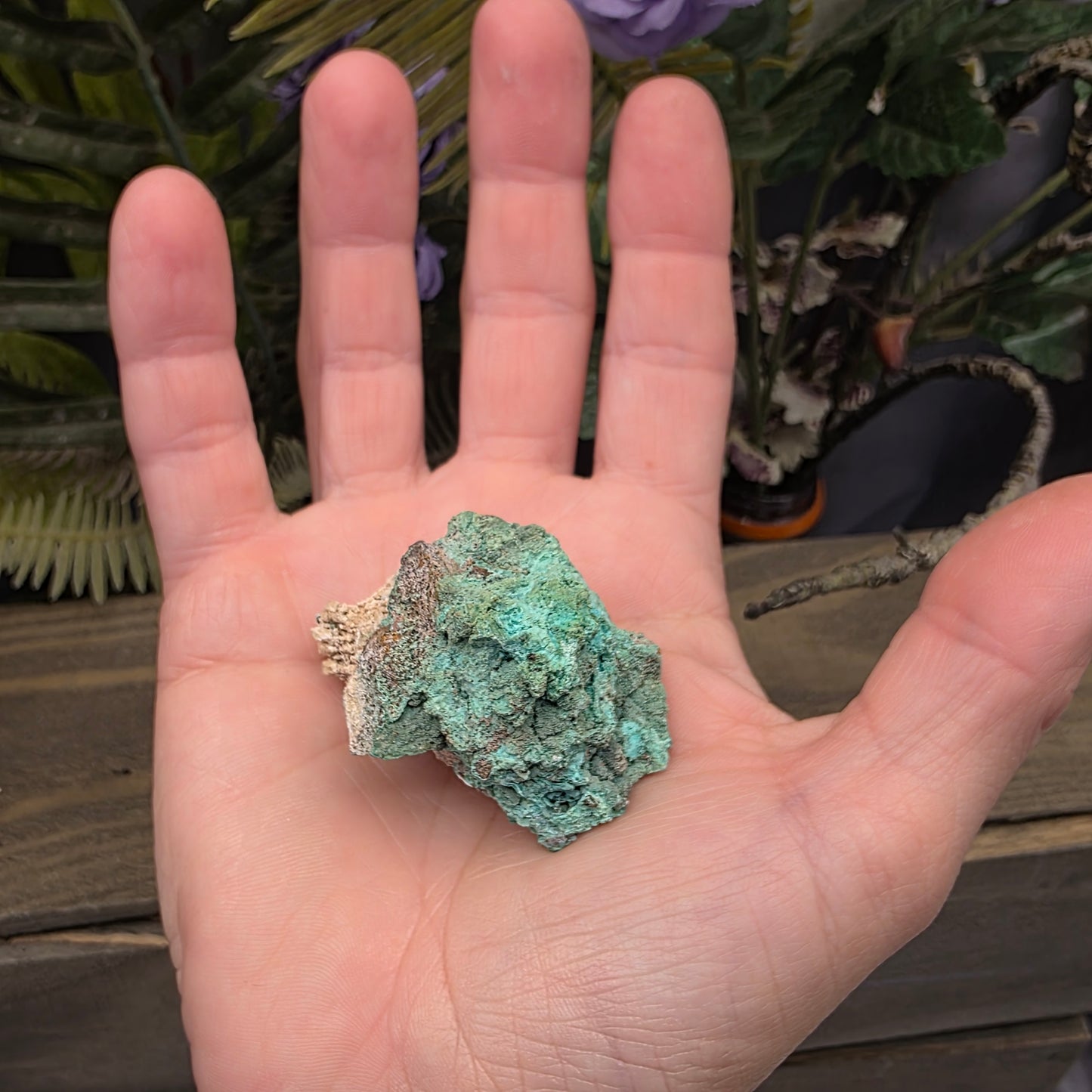 Green Copper Ore Rock Specimen | Jerome, Arizona | Raw Copper Carbonate Stone | 27.76 g