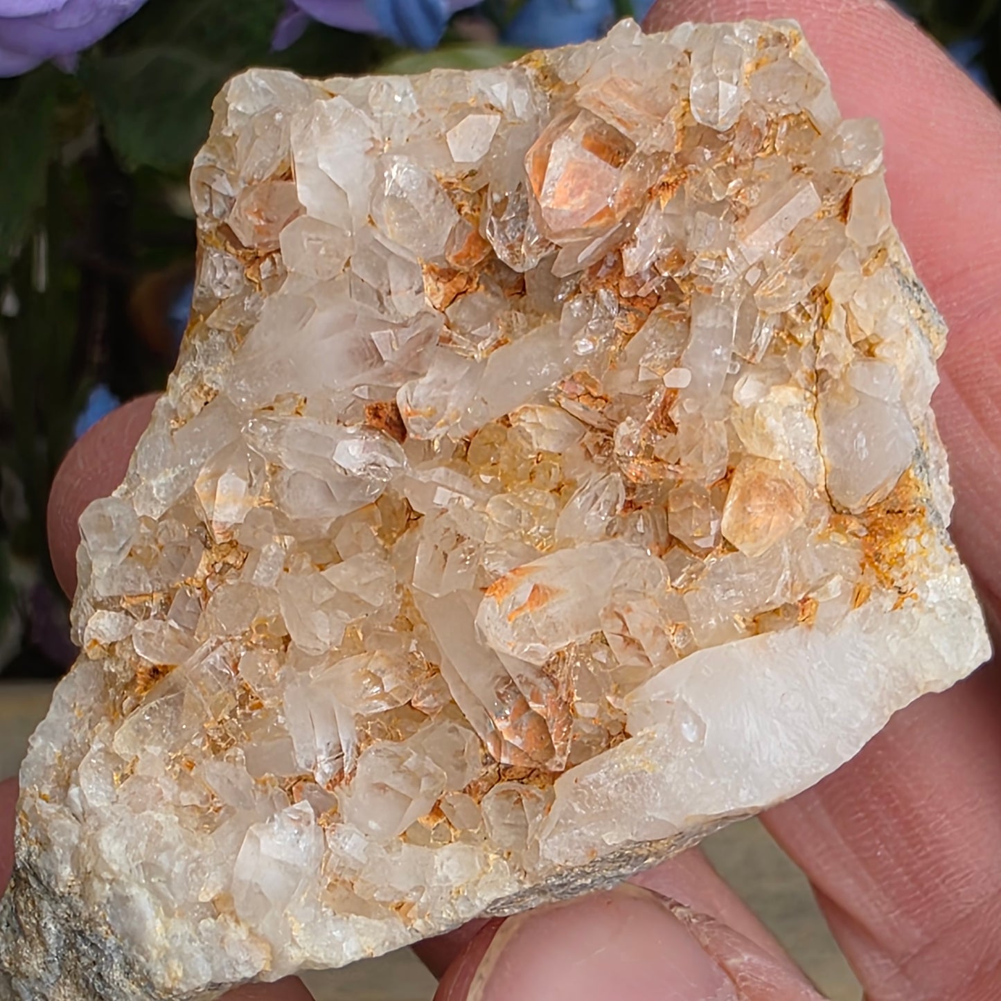 Arkansas Quartz Crystal Cluster: Raw Mineral Specimen, Hand Mined (89.58 grams)