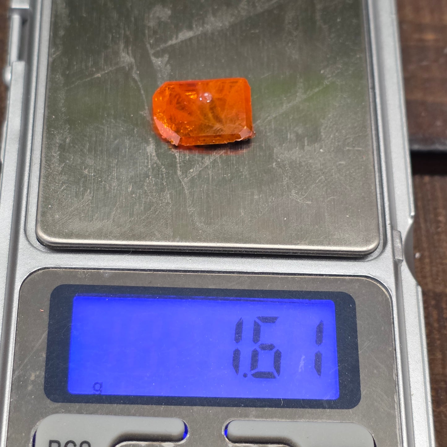 Stunning Half Inch Wulfenite Crystal | Orange Mineral | Red Cloud Mine | La Paz County | Arizona | Raw Stone