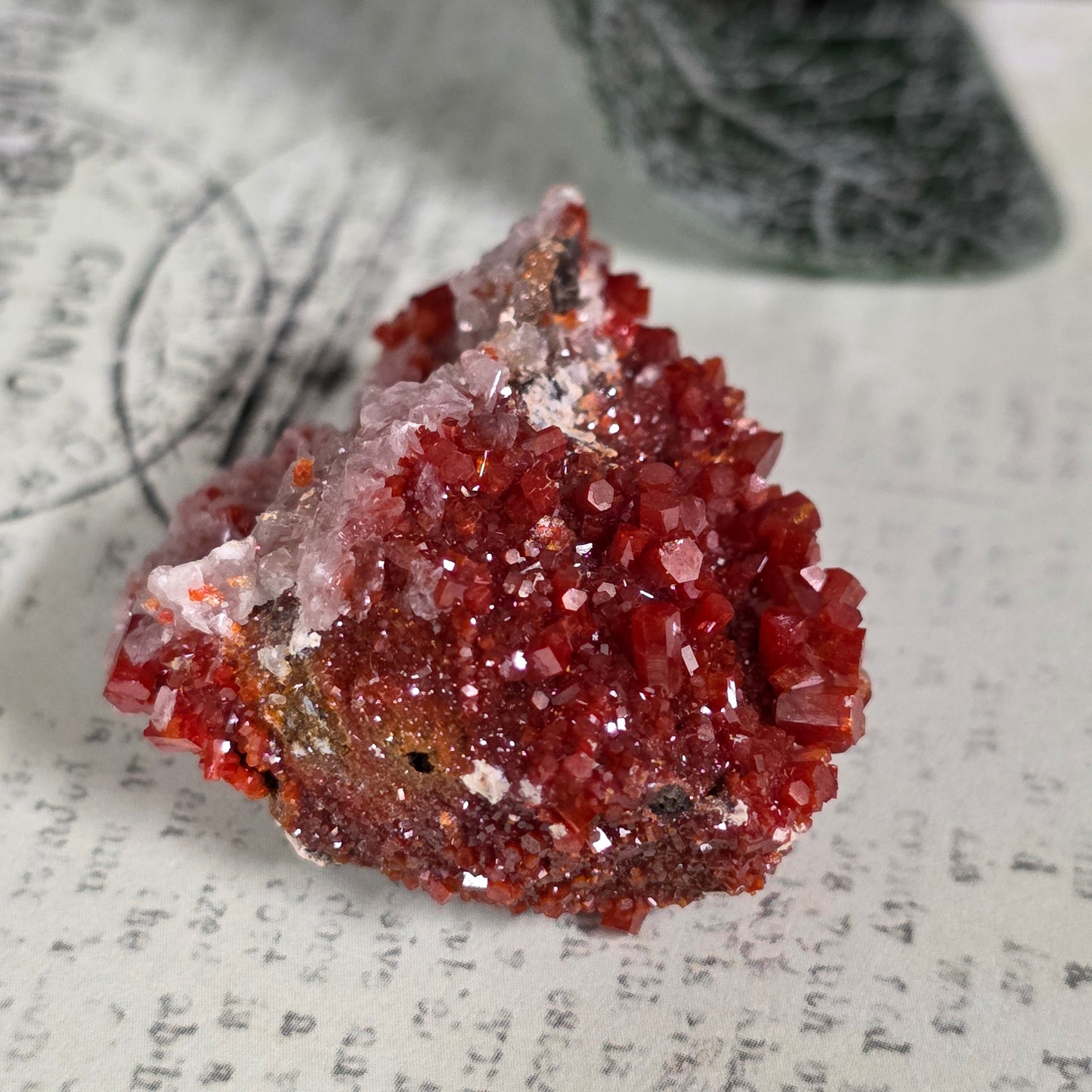 Arizona Vanadinite Rock | Red Crystals | La Paz County | Arizona | Raw Stone