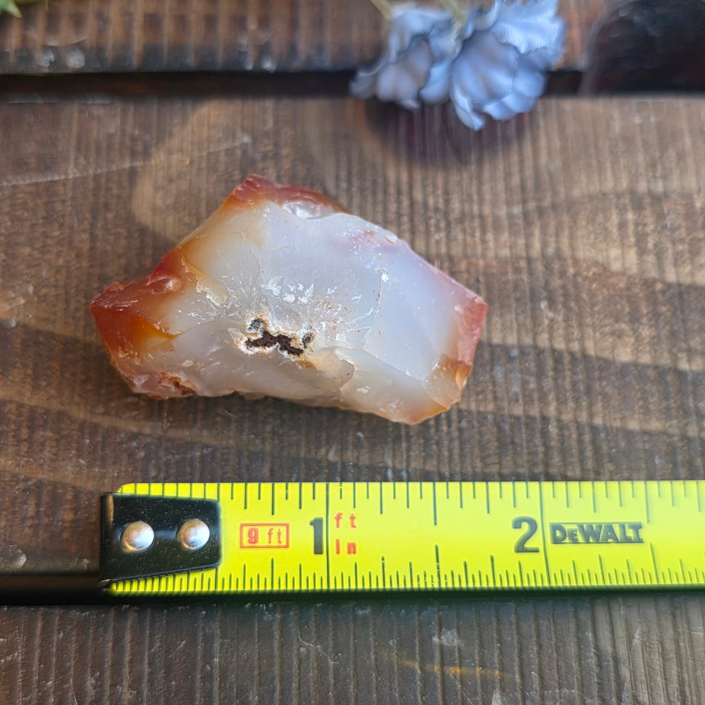Carnelian Chalcedony Rock Specimen, Raw Natural Mineral