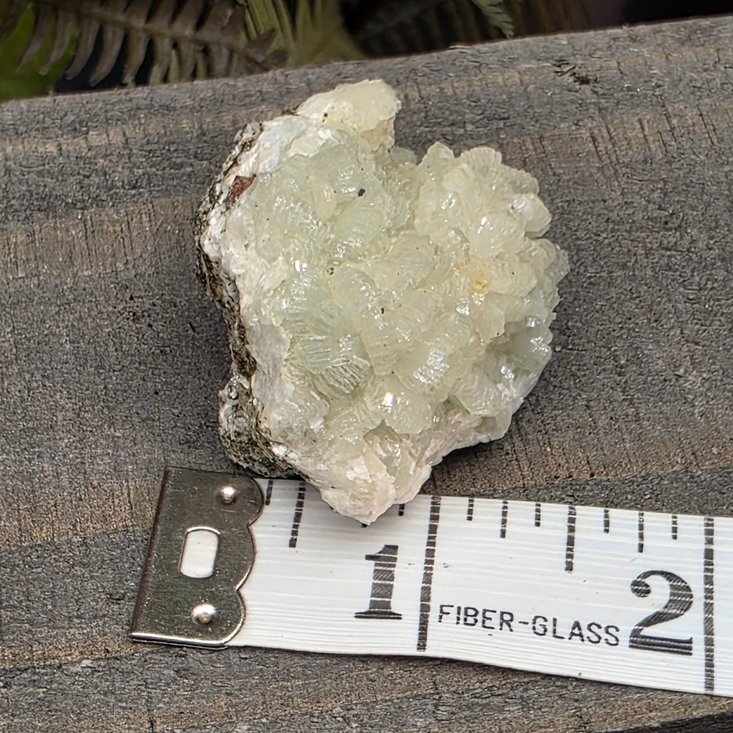 Light Green Prehnite Rock Specimen: Crystal Cluster from Morocco (37.28g)
