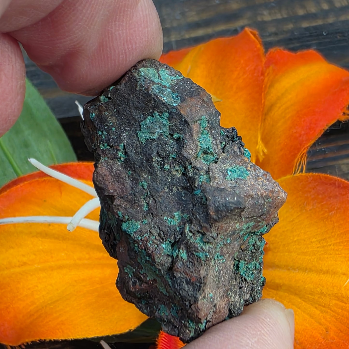 Copper Ore Rock Specimen | Planet Mine | Arizona | Raw Malachite Stone | 27.58g
